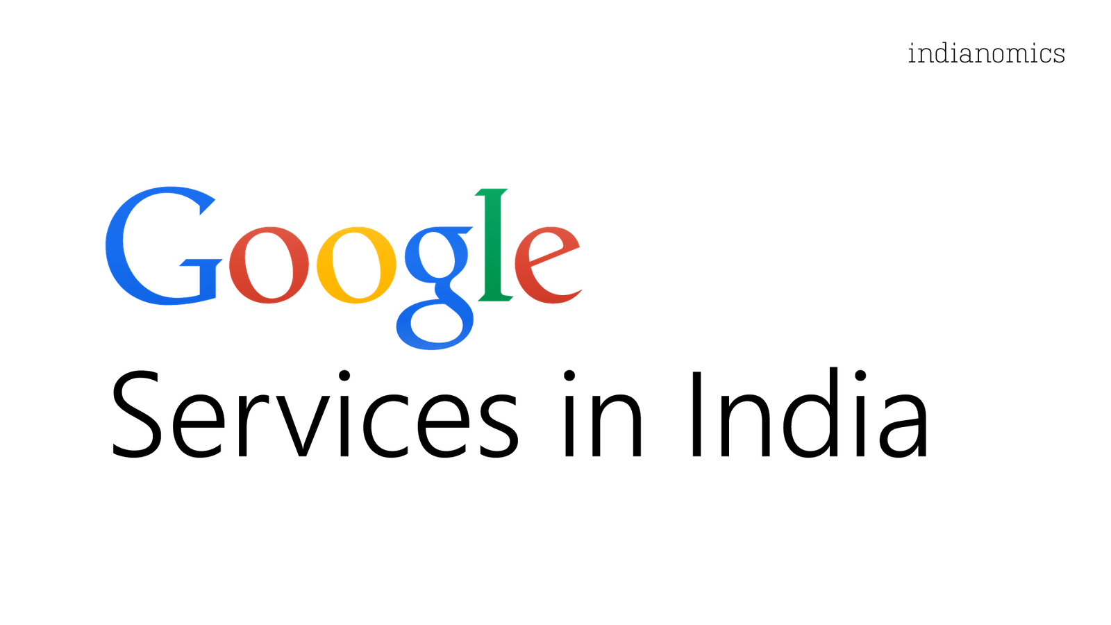 Google India services