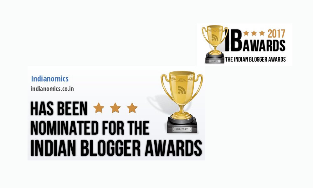 Indianomics has been nominated for IBA2017