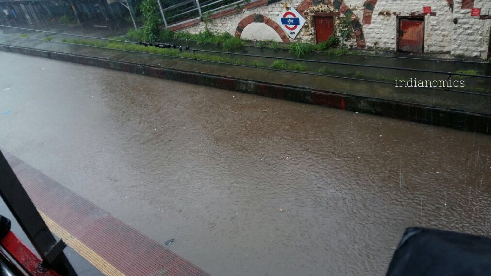 Mumbai Floods - Sion Station under water