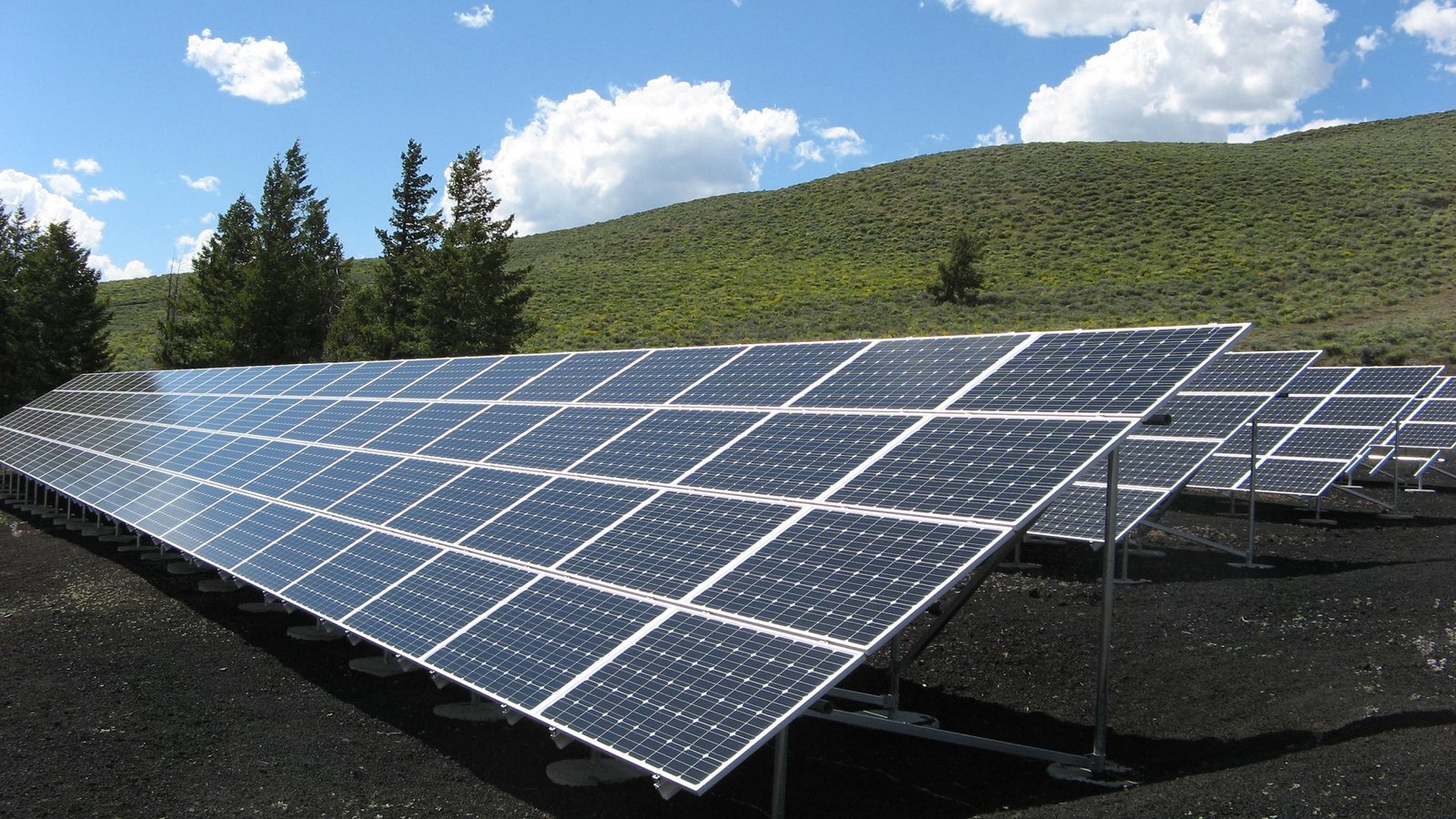 Solar Panels installed to produce electricity