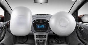 Dual frontal airbags for safety